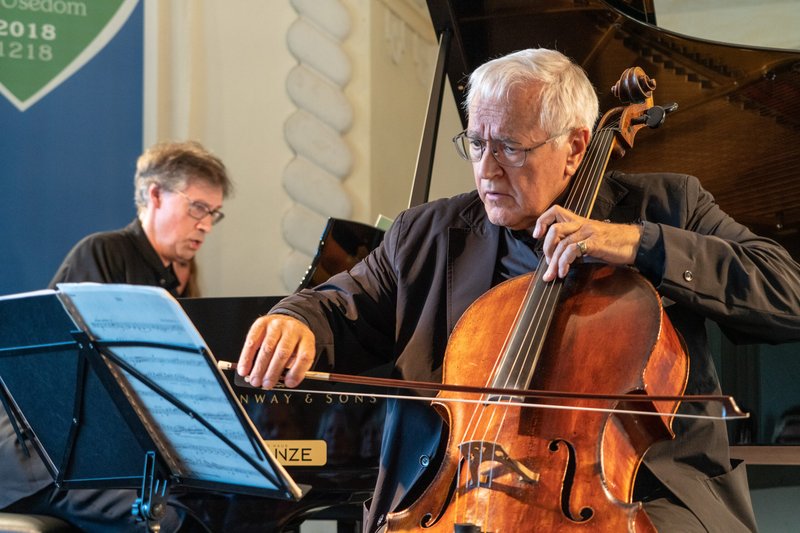 David Geringas und Meisterschüler beim Ostsee-Musikforum auf Schloss Stolpe